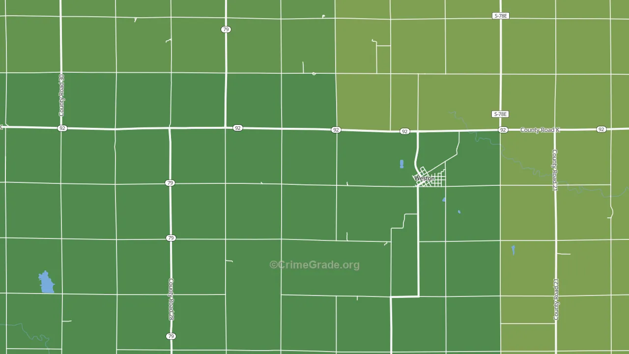 68070, NE Map of Theft Rates