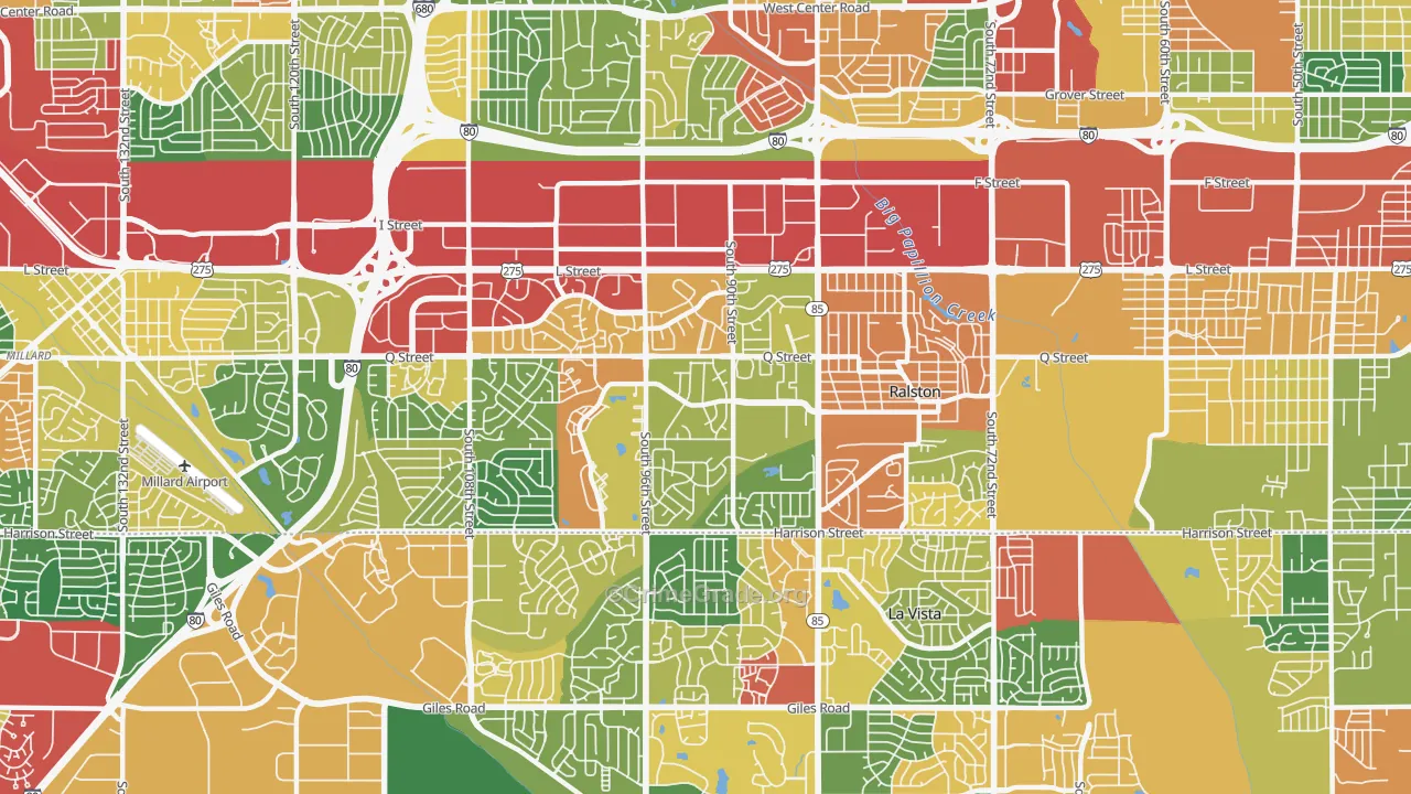 68127, NE Map of Theft Rates