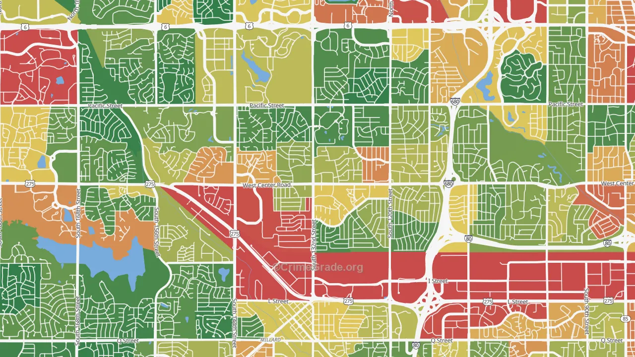 68144, NE Map of Theft Rates