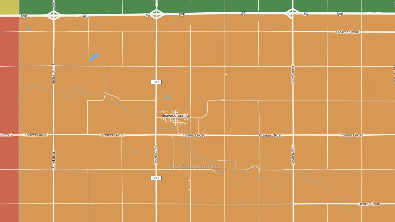 68313, NE Map of Theft Rates