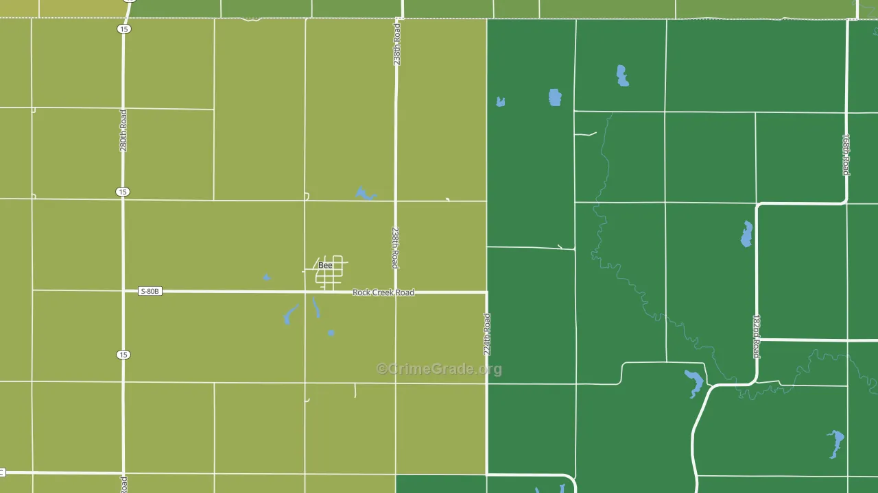 68314, NE Map of Theft Rates