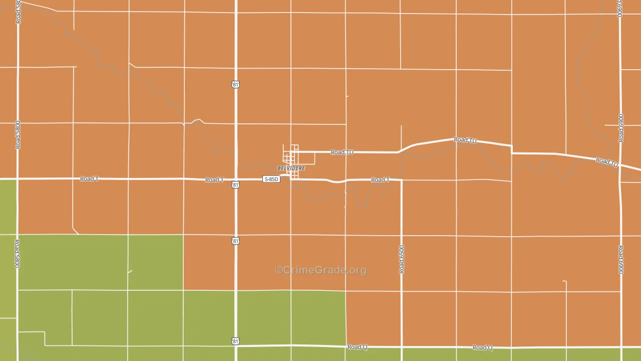 68315, NE Map of Theft Rates