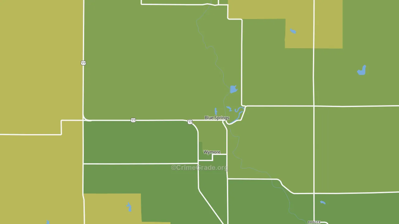 68318, NE Map of Theft Rates