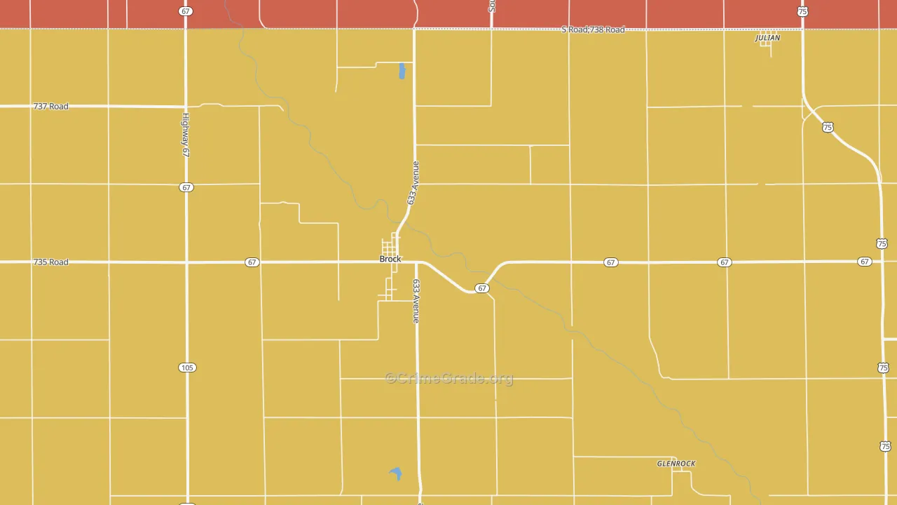 68320, NE Map of Theft Rates