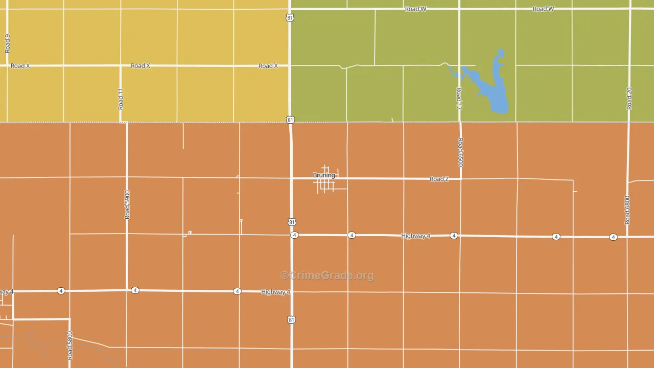68322, NE Map of Theft Rates