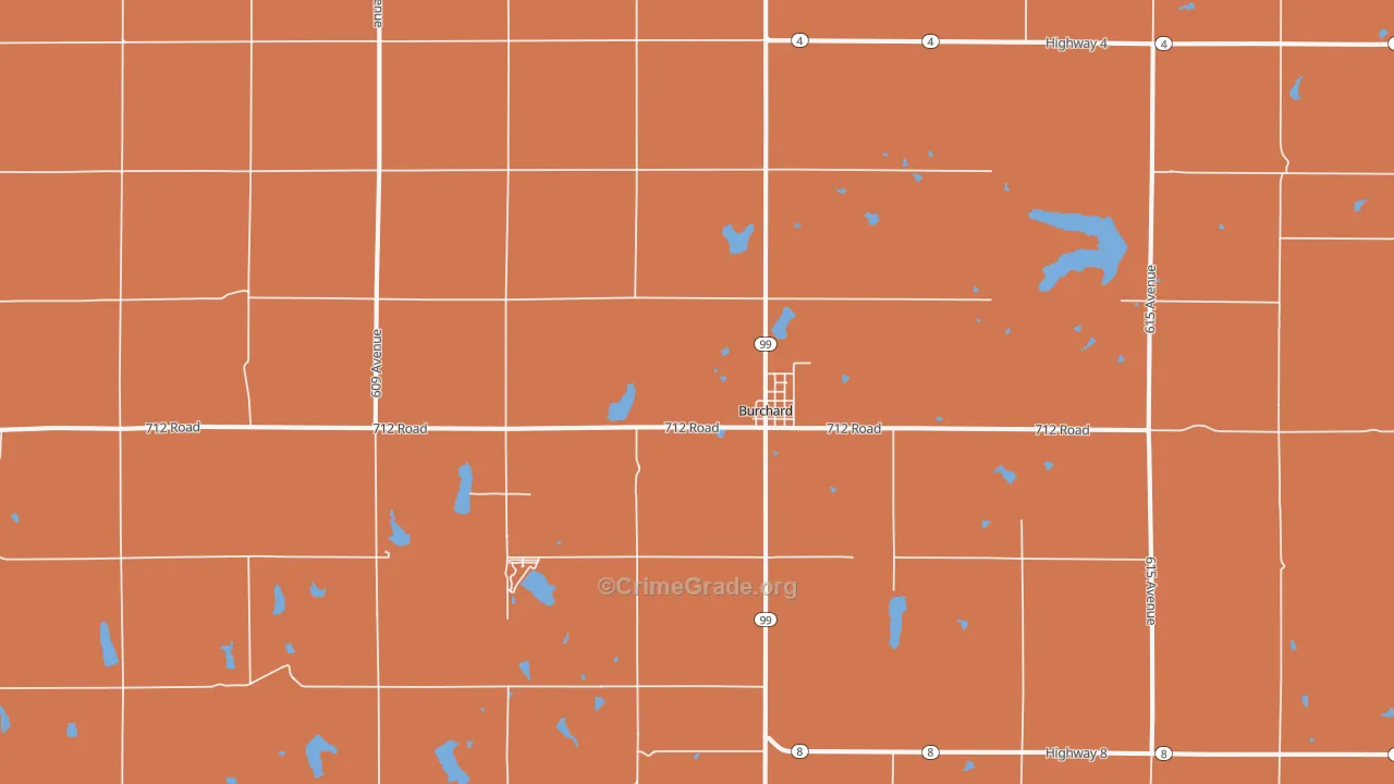 68323, NE Map of Theft Rates