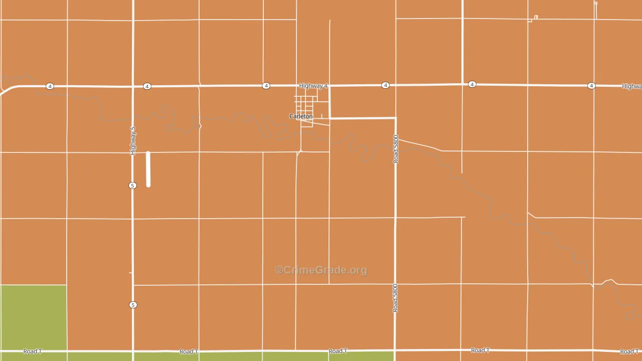 68326, NE Map of Theft Rates
