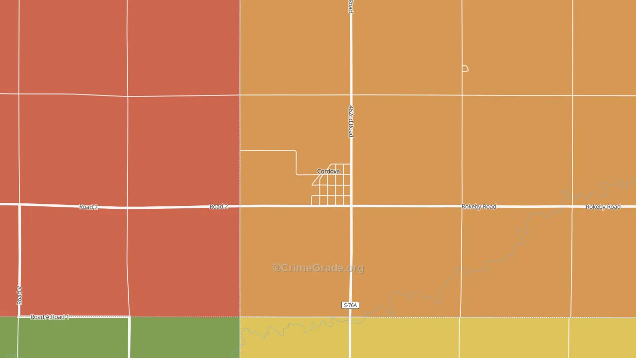 68330, NE Map of Theft Rates