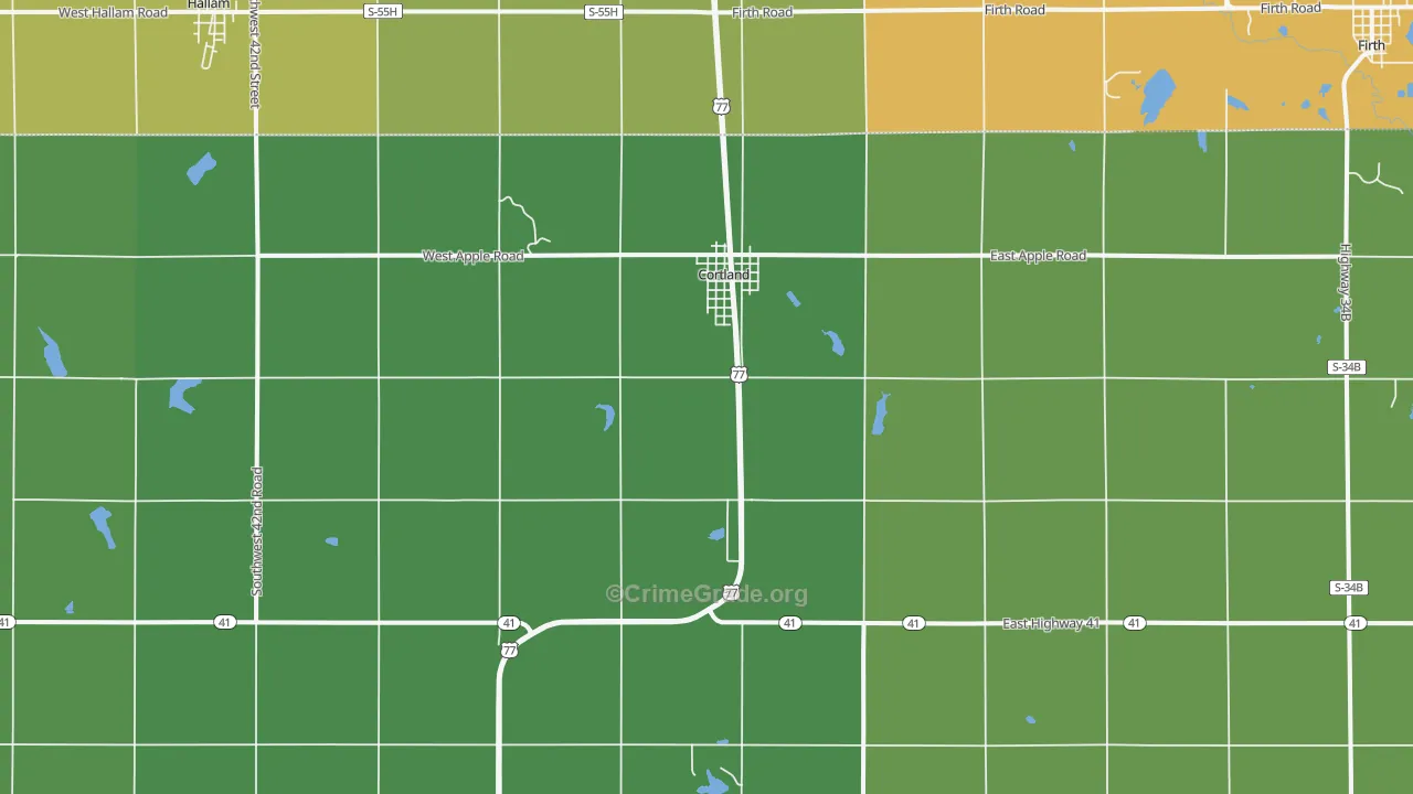 68331, NE Map of Theft Rates