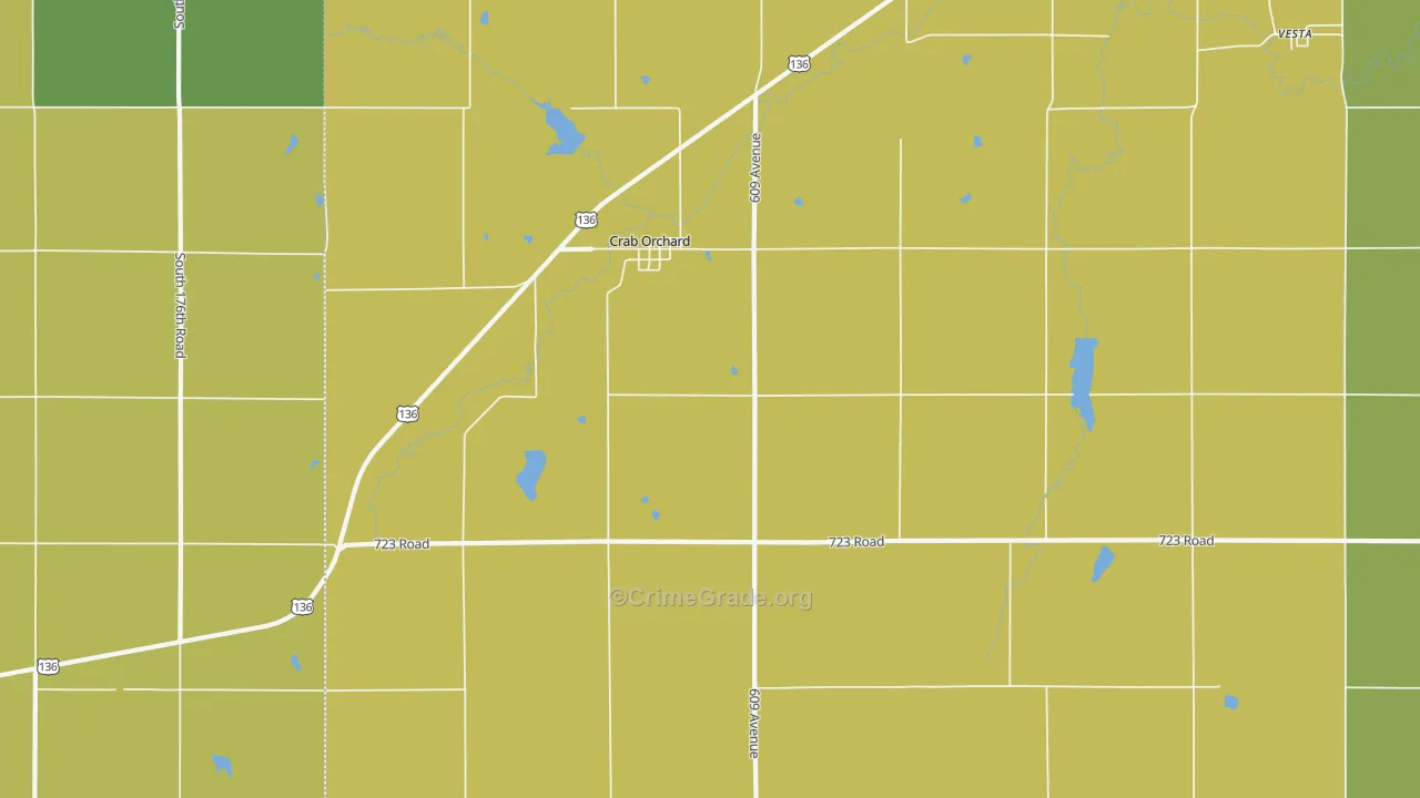 68332, NE Map of Theft Rates