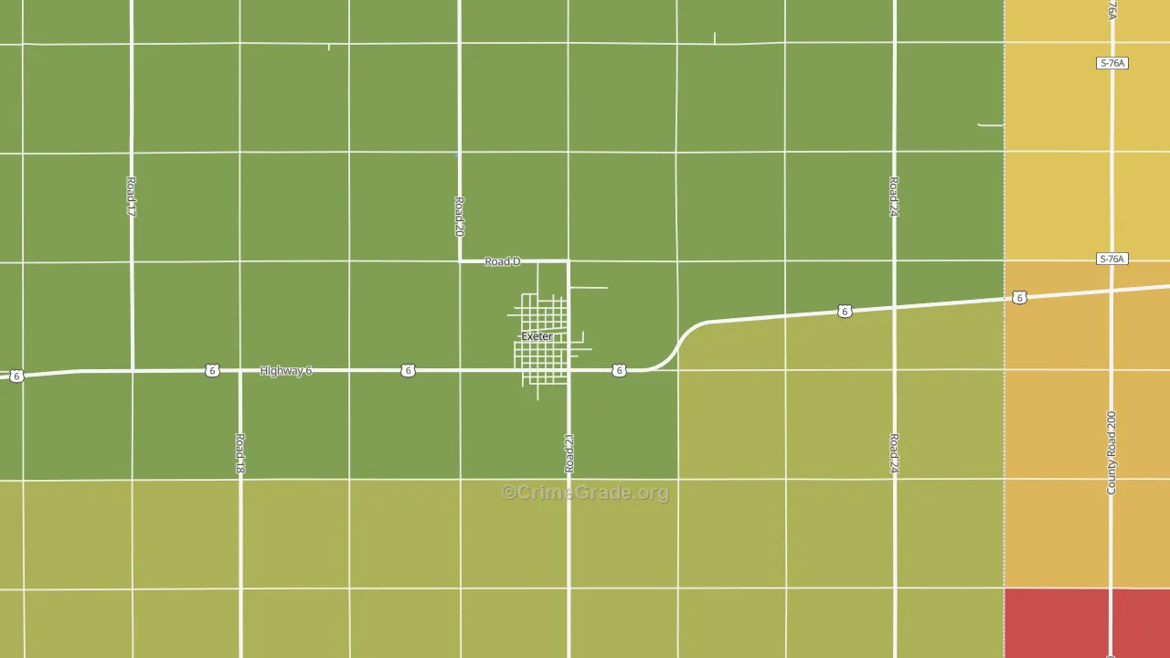 68351, NE Map of Theft Rates