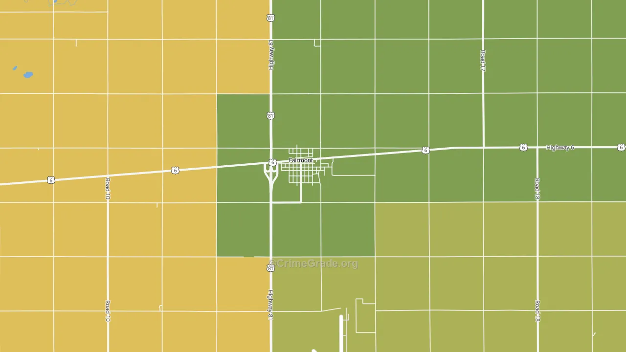68354, NE Map of Theft Rates