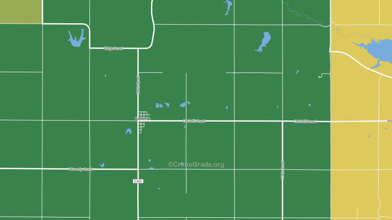 68360, NE Map of Theft Rates