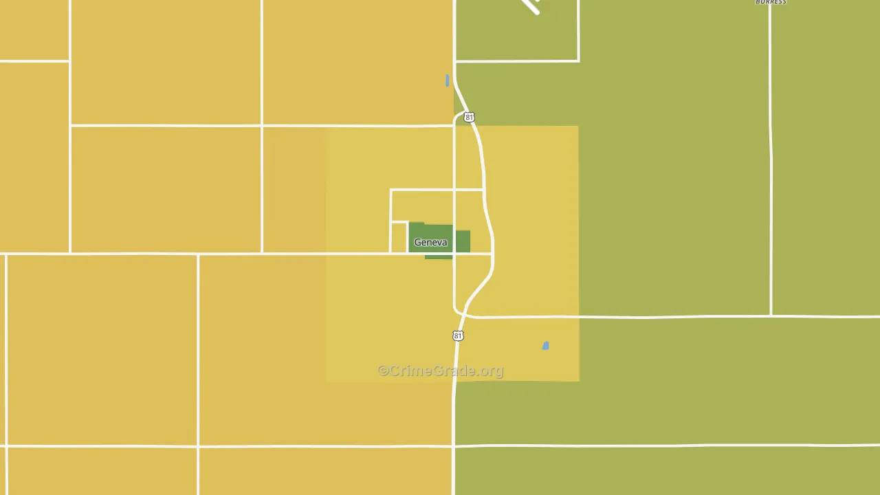 68361, NE Map of Theft Rates