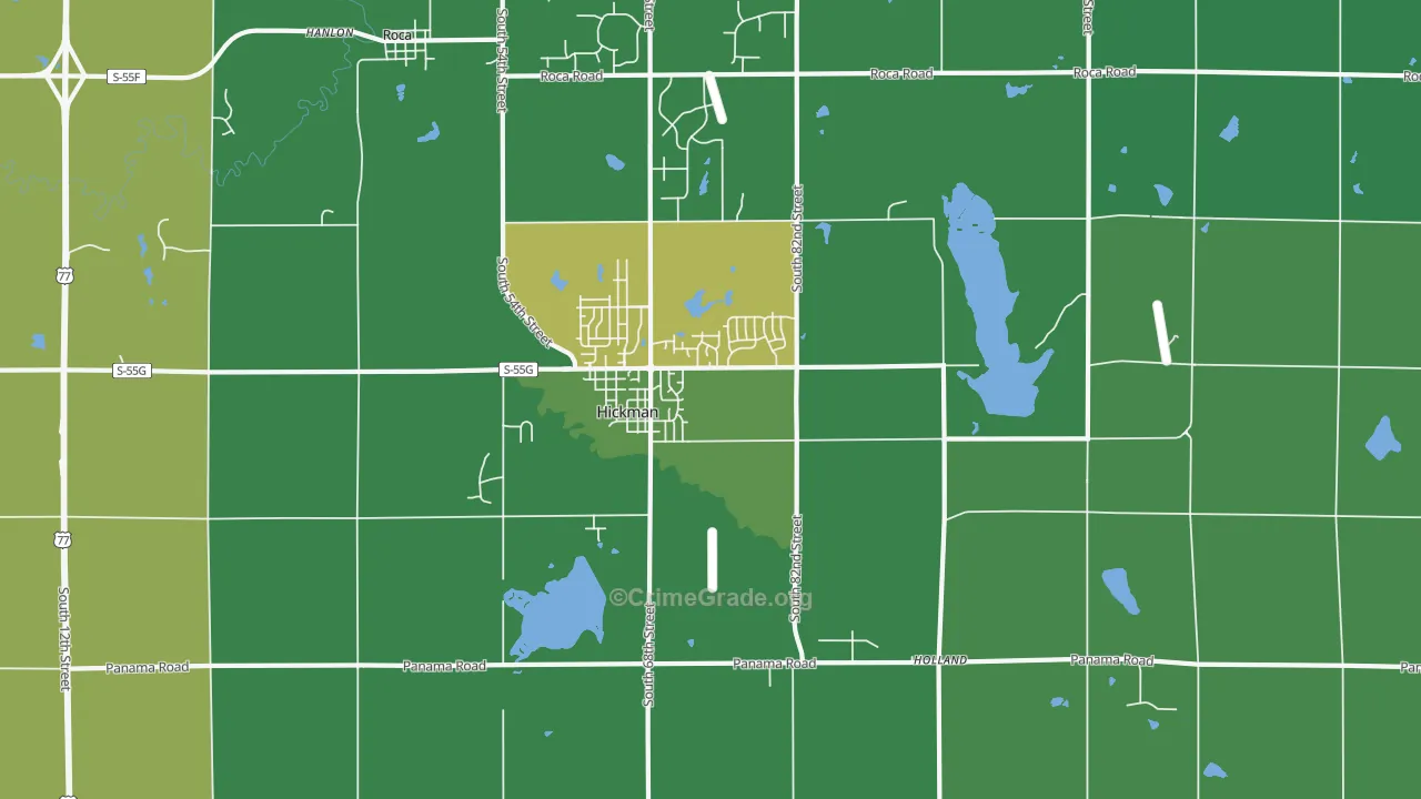 68372, NE Map of Theft Rates