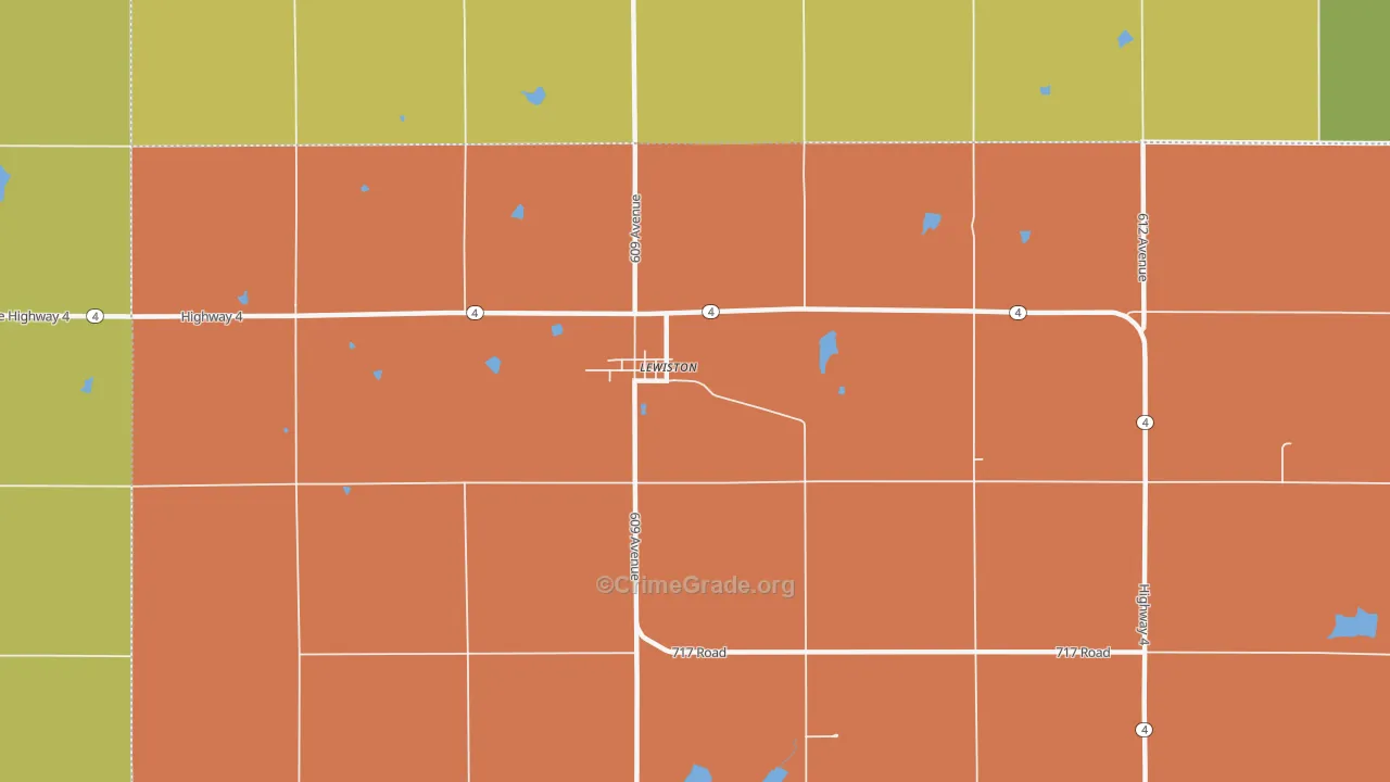 68380, NE Map of Theft Rates