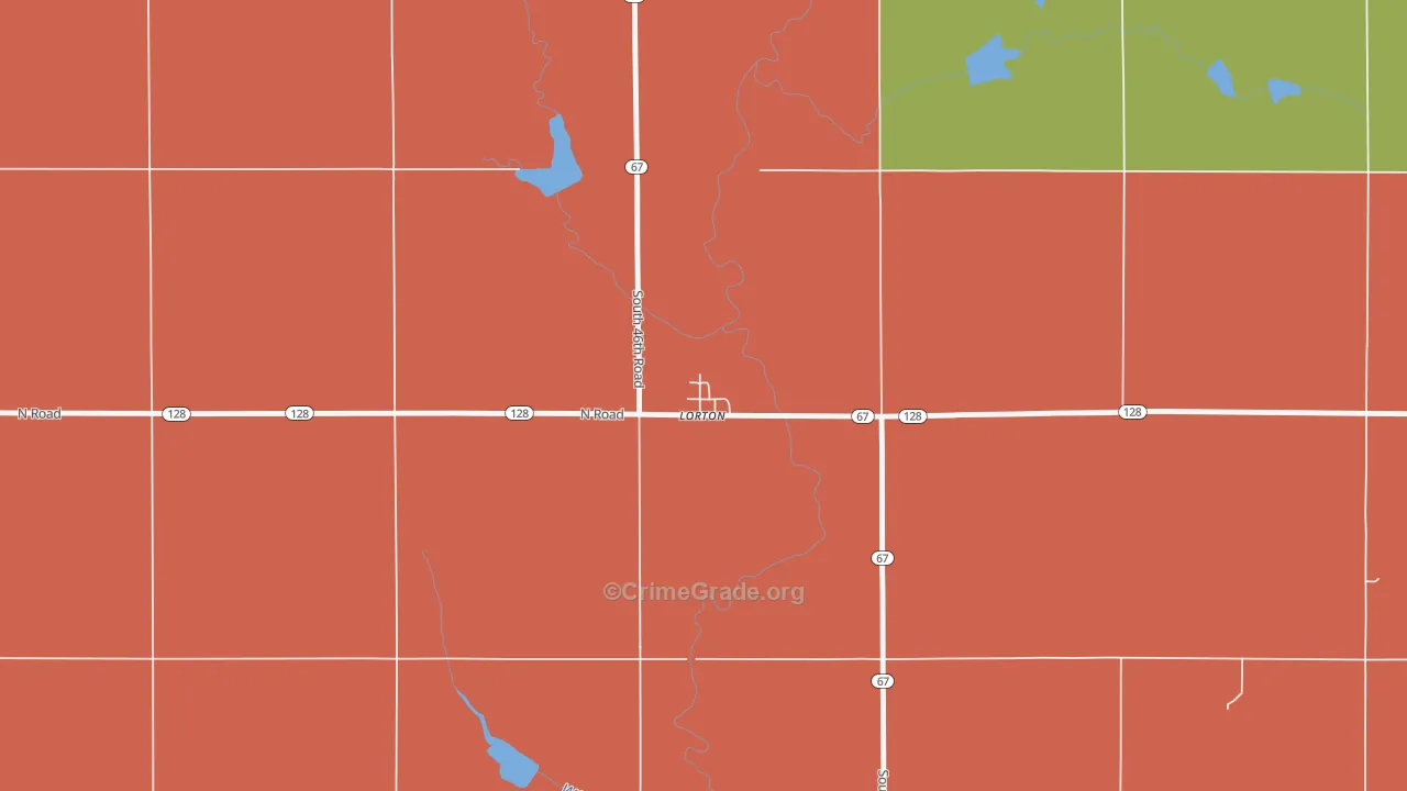 68382, NE Map of Theft Rates