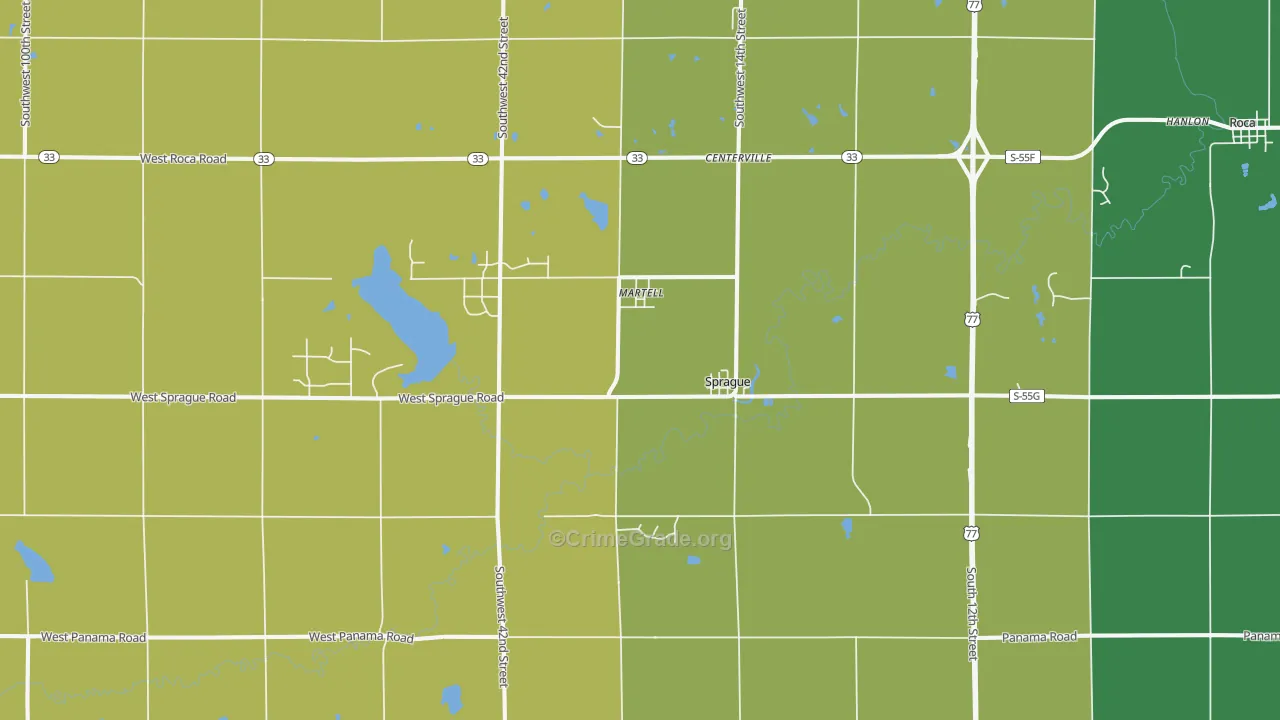 68404, NE Map of Theft Rates