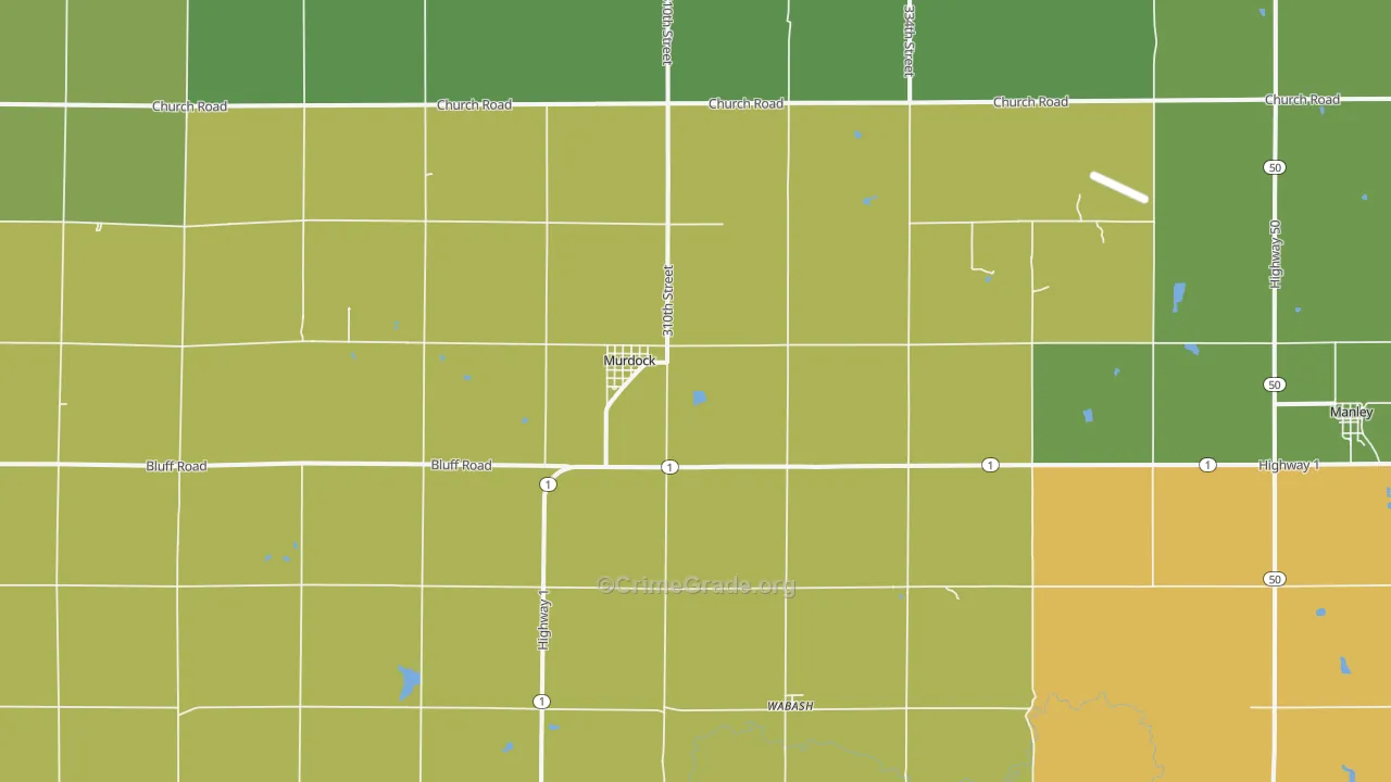 68407, NE Map of Theft Rates