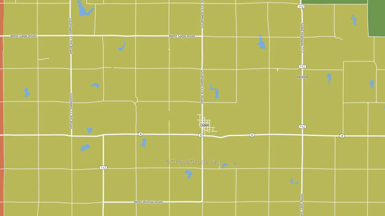 68415, NE Map of Theft Rates