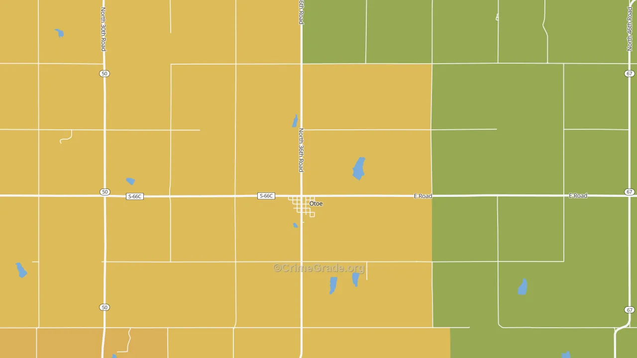 68417, NE Map of Theft Rates