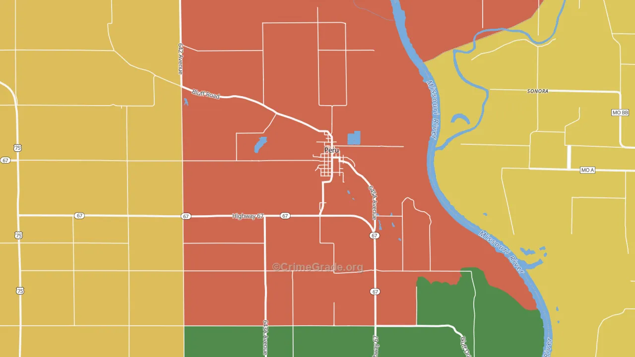 68421, NE Map of Theft Rates