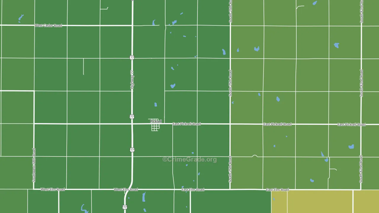 68422, NE Map of Theft Rates