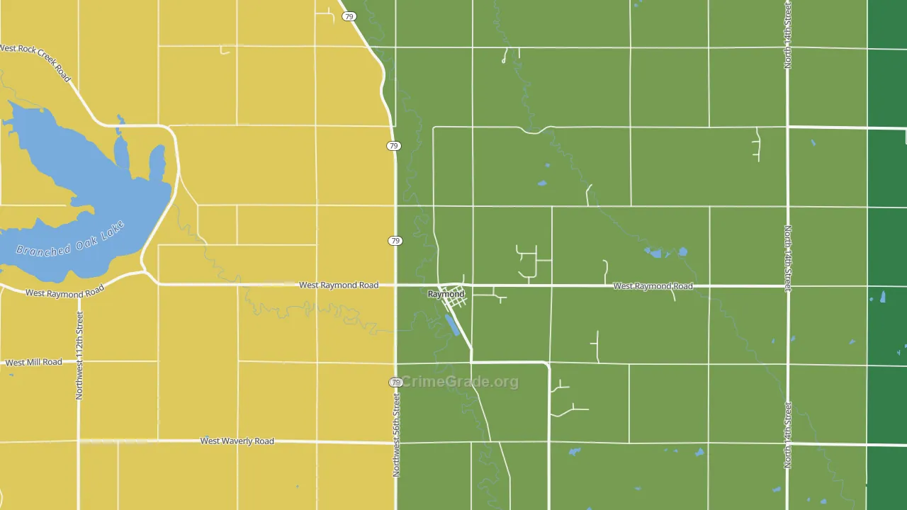 68428, NE Map of Theft Rates