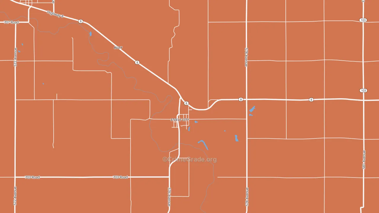 68440, NE Map of Theft Rates