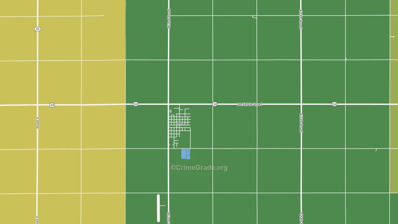 68456, NE Map of Theft Rates