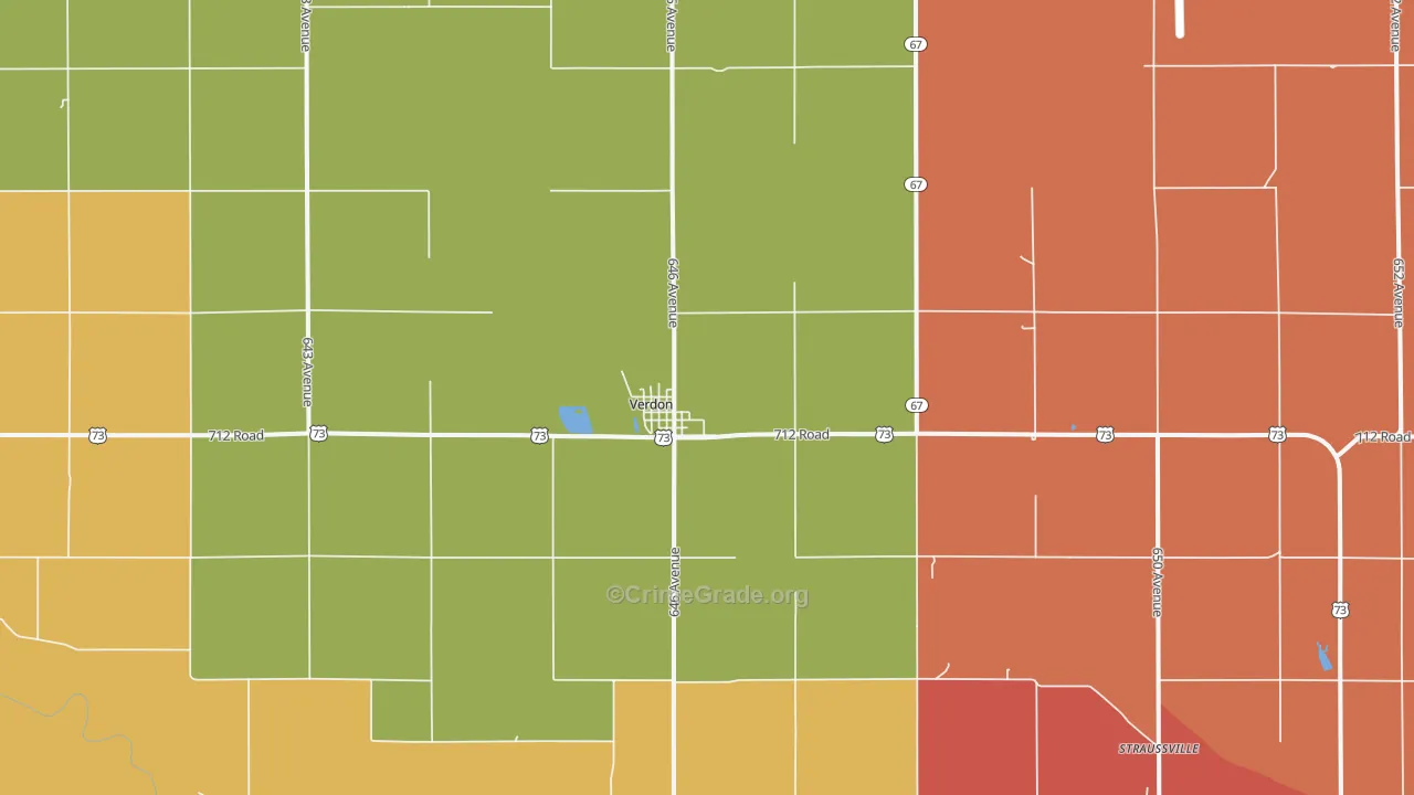 68457, NE Map of Theft Rates
