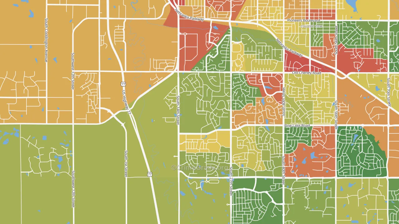 68512, NE Map of Theft Rates