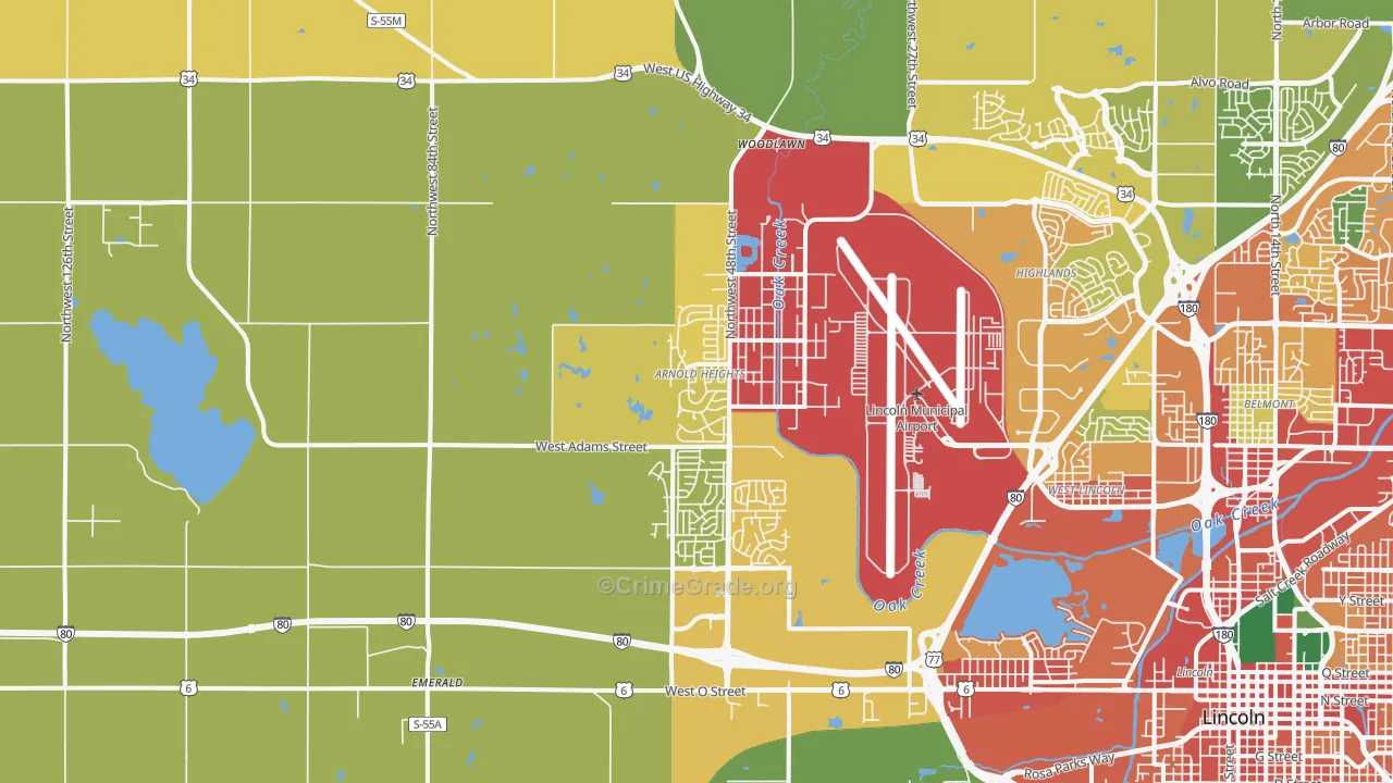 68524, NE Map of Theft Rates