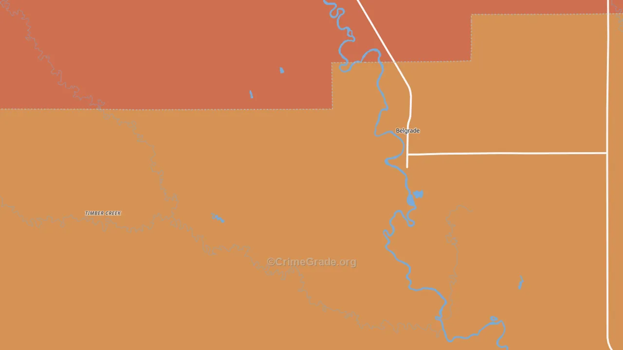 68623, NE Map of Theft Rates