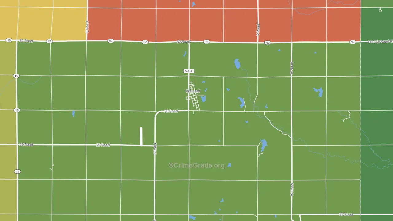 68626, NE Map of Theft Rates