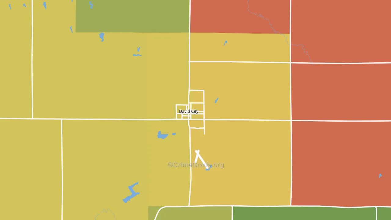 68632, NE Map of Theft Rates