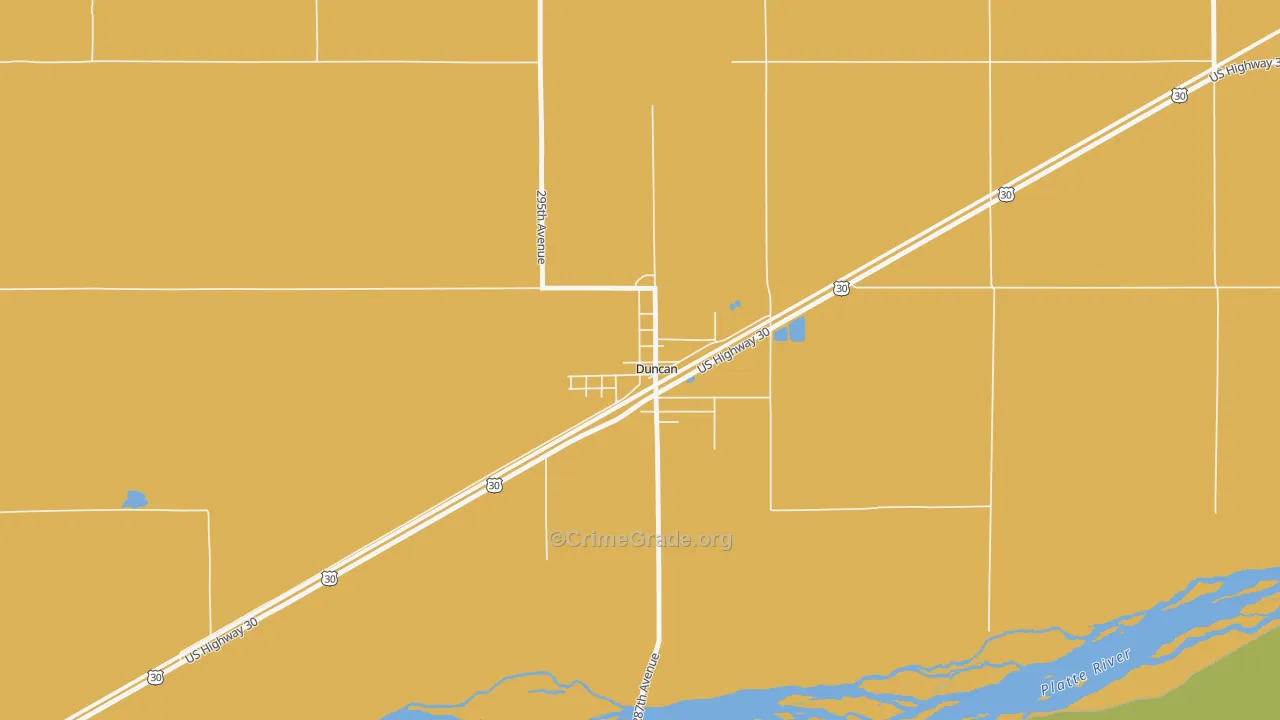 68634, NE Map of Theft Rates