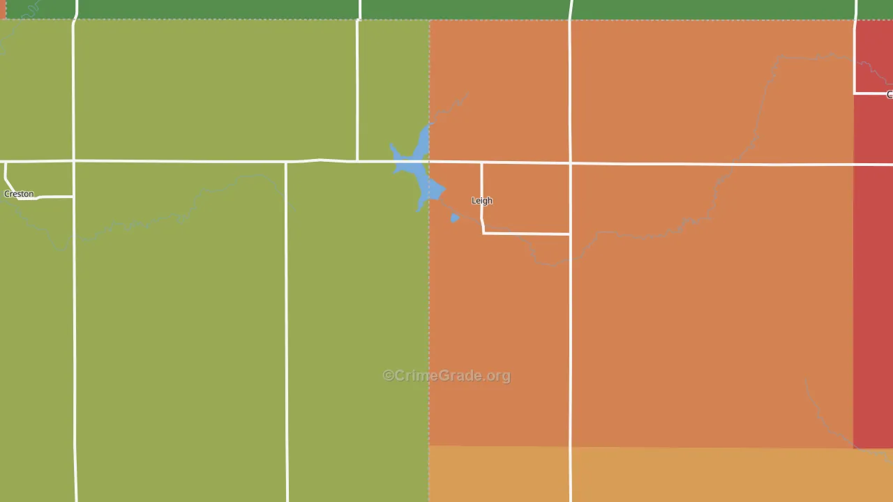 68643, NE Map of Theft Rates