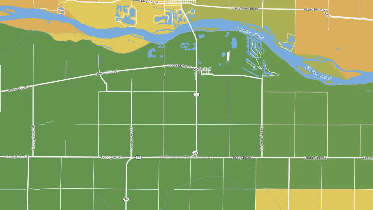 68648, NE Map of Theft Rates