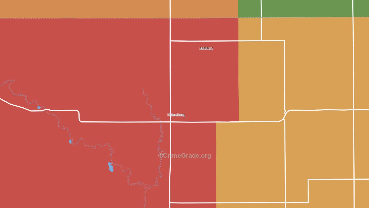 68652, NE Map of Theft Rates