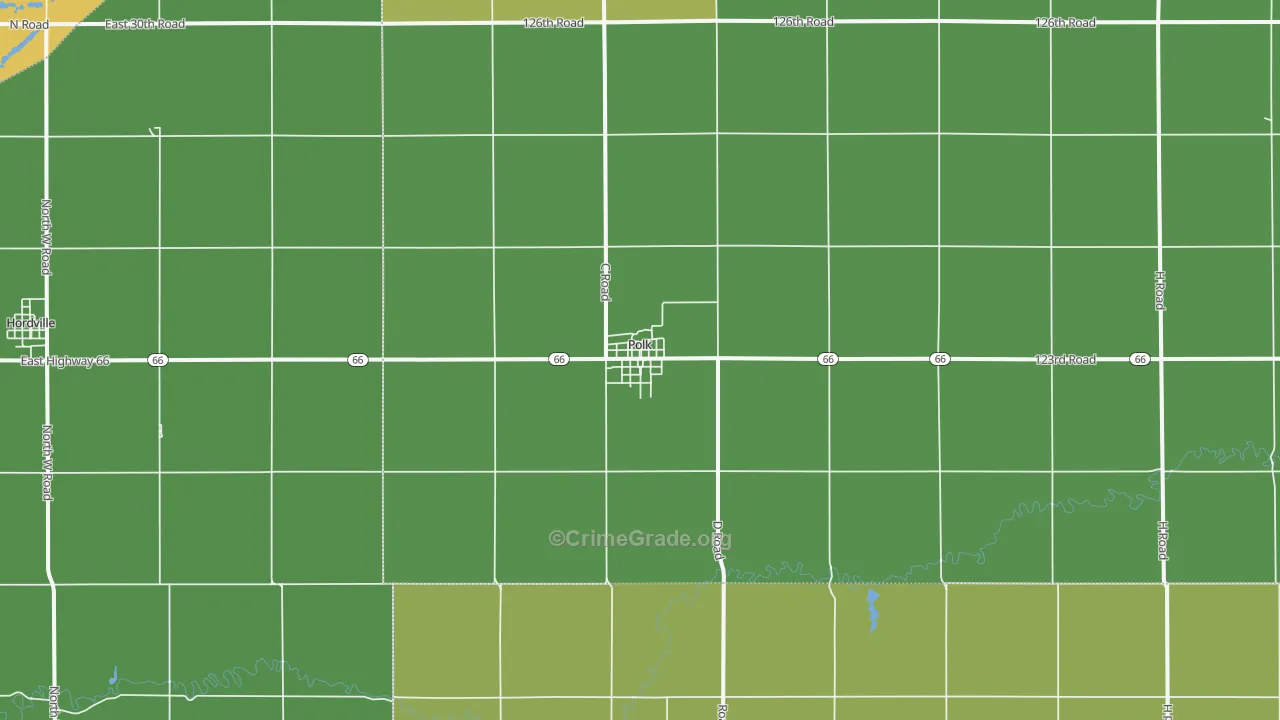68654, NE Map of Theft Rates