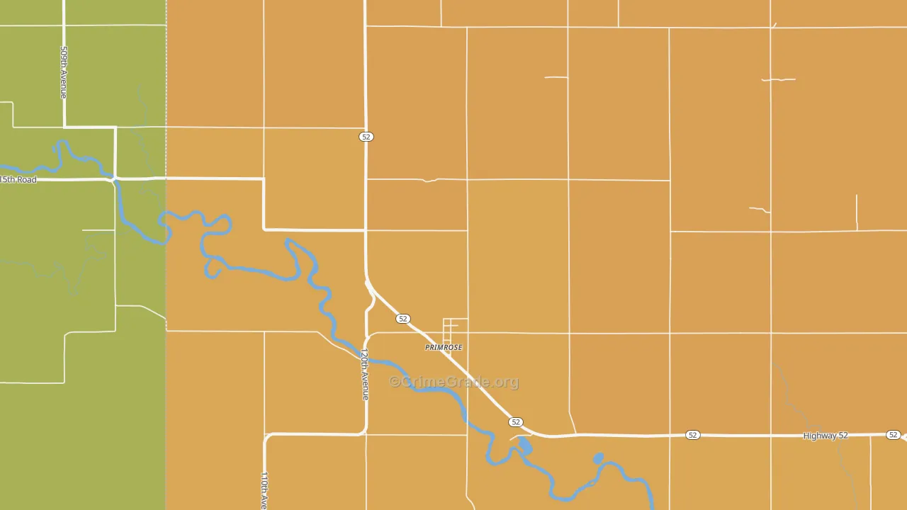 68655, NE Map of Theft Rates