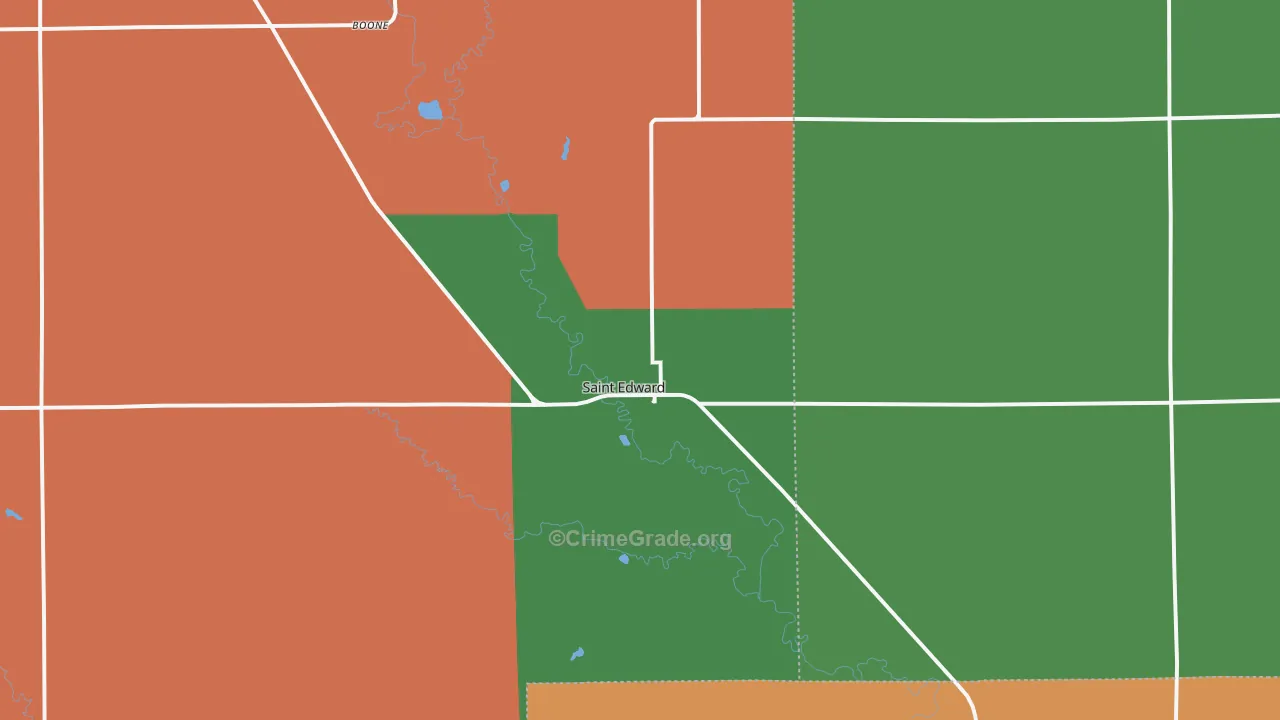 68660, NE Map of Theft Rates