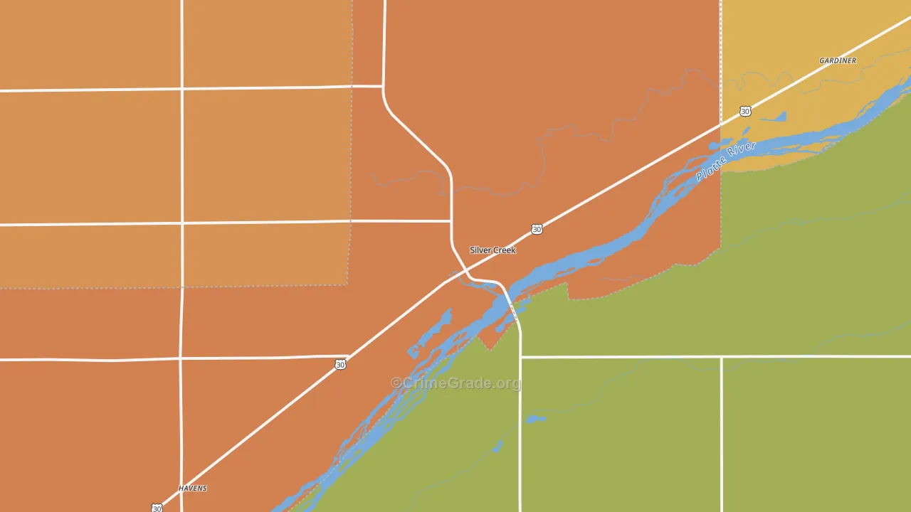 68663, NE Map of Theft Rates