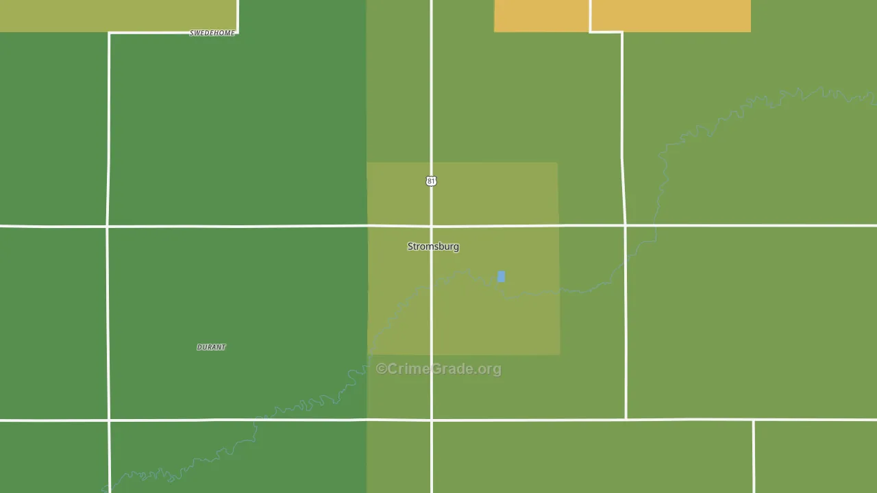 68666, NE Map of Theft Rates