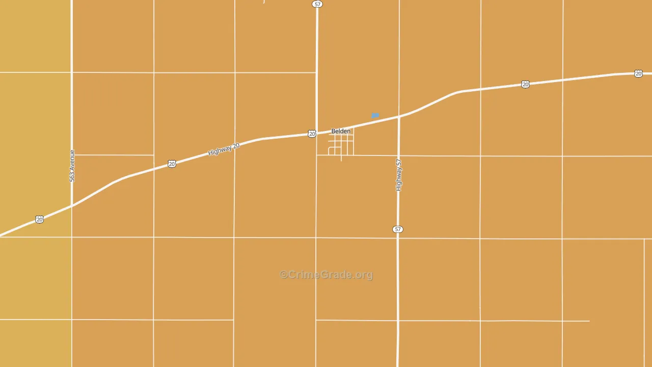 68717, NE Map of Theft Rates