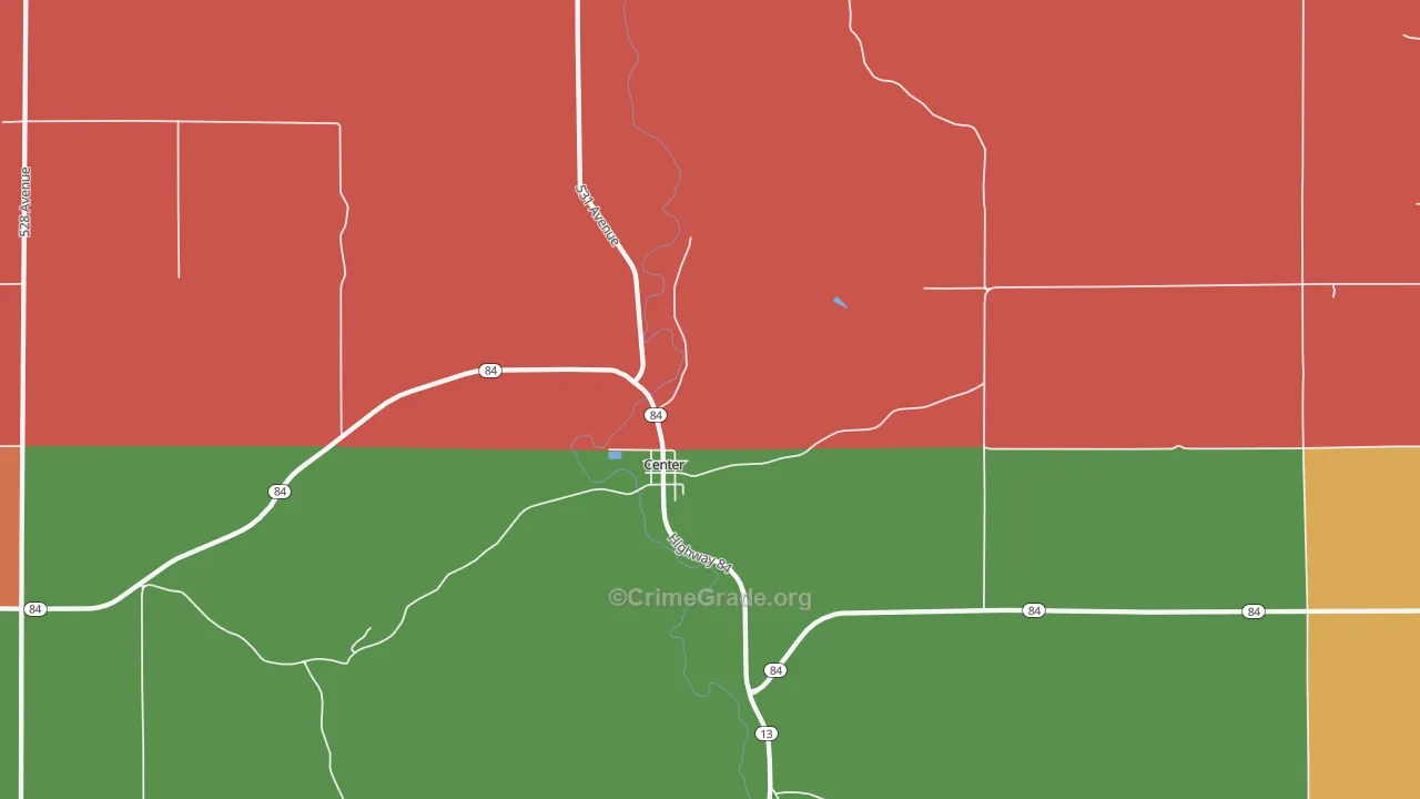 68724, NE Map of Theft Rates