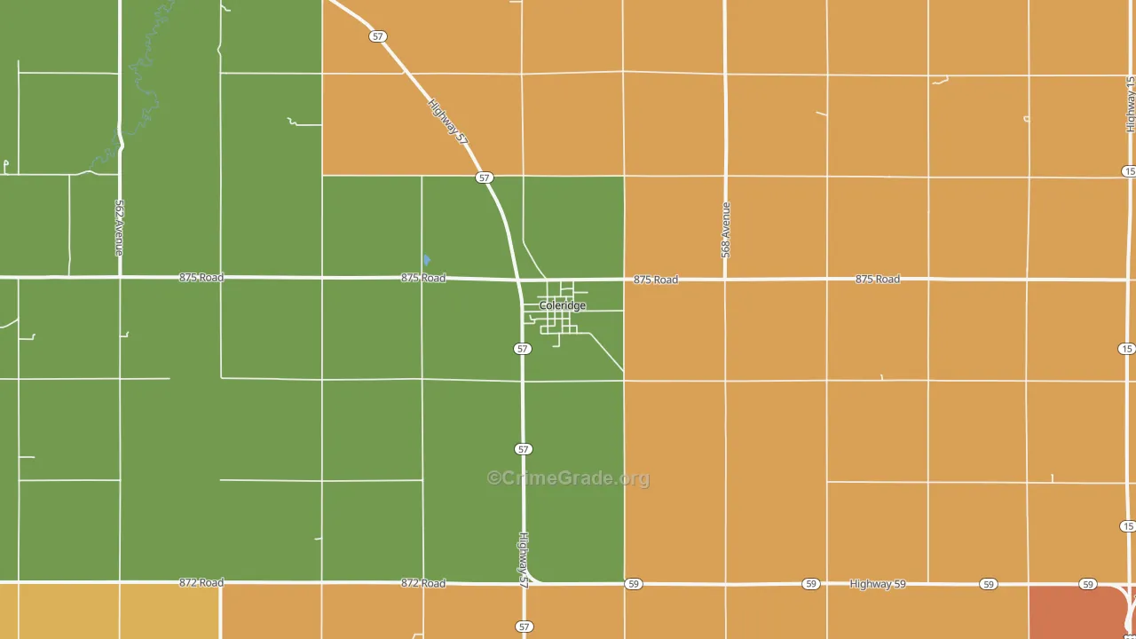 68727, NE Map of Theft Rates