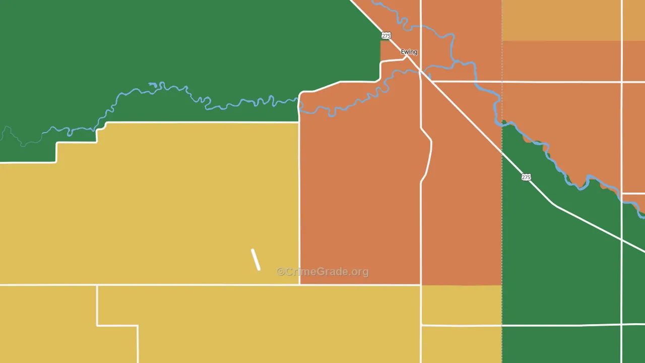 68735, NE Map of Theft Rates