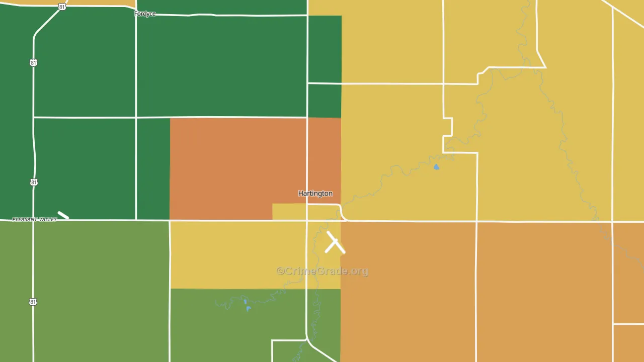 68739, NE Map of Theft Rates